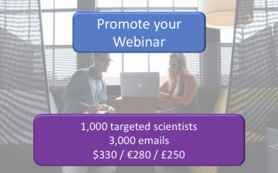 Webinar promotion